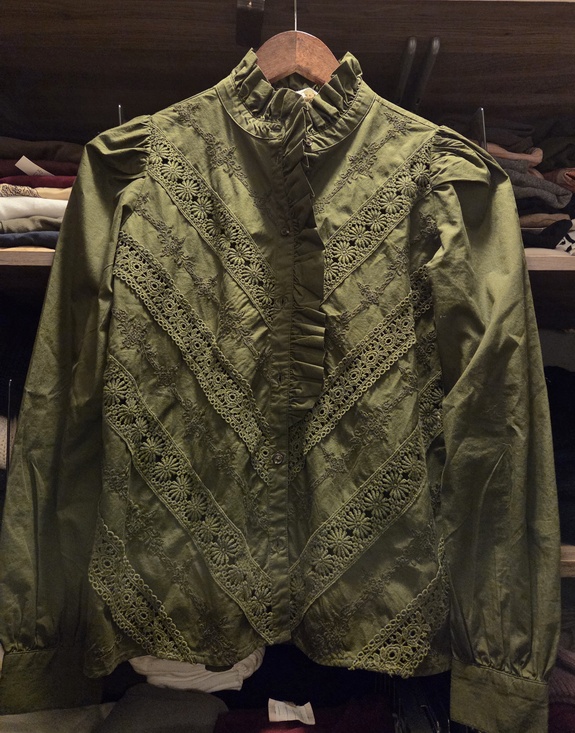 Sezane Tops - Sezane Lou Shirt Perfect Green - Size 2